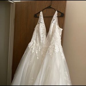 My wedding dress I purchased from David’s Bridal.